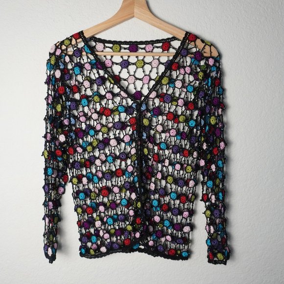 Crocheted cardigan - Picture 1 of 8